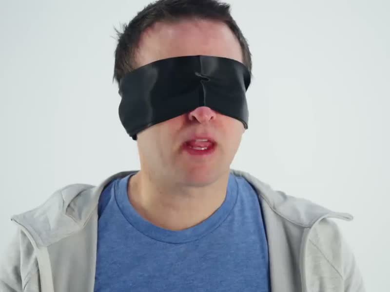 Blindfolded taste tester